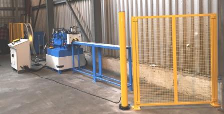 BandAblänganlage, Haspel-Richtmaschine für Band, Trennschere BandAblänganlage, Haspel-Richtmaschine für Band, Trennschere